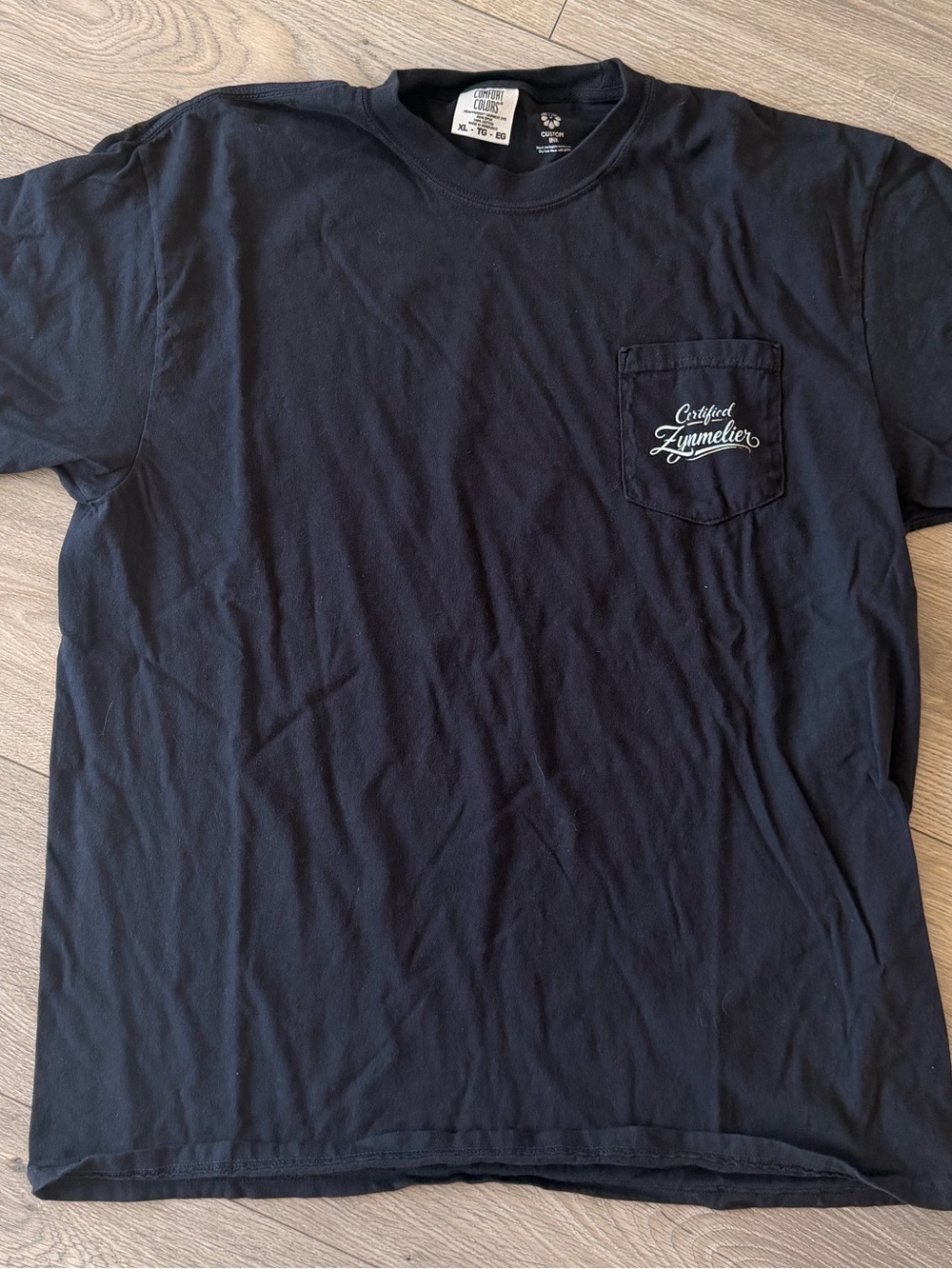 Men’s Graphic Gag Gift Pocket T-Shirt - Black Zyn Pouches Size XL
